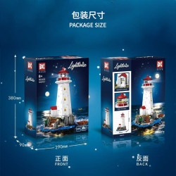 DK 6033 Xếp hình lắp ráp ghép mô hình Ngọn hải đăng Peggy's Cove, Bắc Mỹ