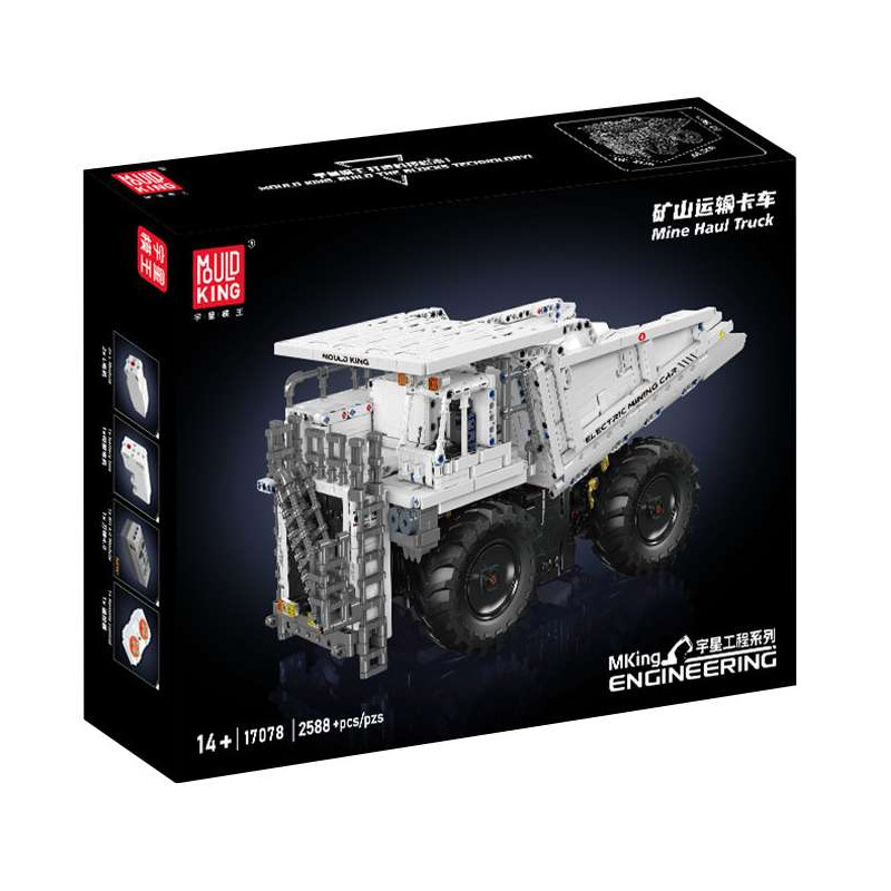 MouldKing 17078 Mine Haul Truck Xếp hình lắp ráp ghép mô hình Xe tải vận chuyển khai thác mỏ