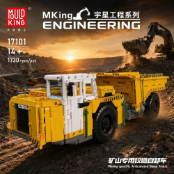 MouldKing 17101 17102 Mould King 17101 17102 KHAI THÁC XE TẢI CÓ BẢN LỀ ĐẶC BIỆT bộ đồ chơi xếp lắp ráp ghép mô hình Movie & Game MINING-SPECIFIC ARTICULATED DUMP TRUCK Phim Và Trò Chơi 1730 khối
