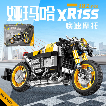 KAZI GBL BOZHI KY6169 Xếp hình lắp ráp ghép mô hình xe máy Yamaha R155