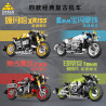 KAZI GBL BOZHI KY6169 Xếp hình lắp ráp ghép mô hình xe máy Yamaha R155