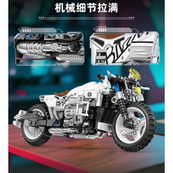 KAZI GBL BOZHI KY6170 Xếp hình lắp ráp ghép mô hình Xe máy BMM BMW Latte