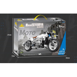 KAZI GBL BOZHI KY6170 Xếp hình lắp ráp ghép mô hình Xe máy BMM BMW Latte