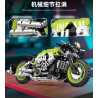 KAZI GBL BOZHI KY6172 Xếp hình lắp ráp ghép mô hình xe máy trinh sát tanm ấn độ