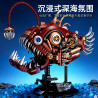 XINZHUAN XZ0113 Mechshell Lantern Fish Xếp hình lắp ráp ghép mô hình Cá đèn lồng cơ khí
