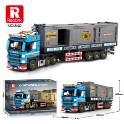 Reobrix 840 Container Truck Xếp hình lắp ráp ghép mô hình xe container