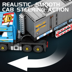 Reobrix 840 Container Truck Xếp hình lắp ráp ghép mô hình xe container