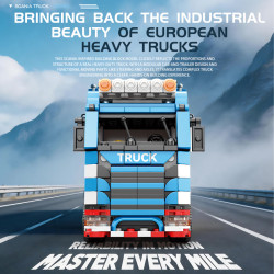 Reobrix 840 Container Truck Xếp hình lắp ráp ghép mô hình xe container