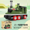 KAZI GBL BOZHI KY98278 Xếp hình lắp ráp ghép mô hình Xe lửa cổ điển 8 mẫu