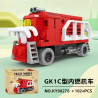 KAZI GBL BOZHI KY98278 Xếp hình lắp ráp ghép mô hình Xe lửa cổ điển 8 mẫu