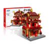 XINGBAO XB-01101 01101 XB01101 non  TIỆM THUỐC KHÁCH ĐIẾM TRANG SỨC LÒ RÈN bộ đồ chơi xếp lắp ráp ghép mô hình Mini Modular ZHONG HUA STREET Đường Phố Thu Nhỏ 1393 khối