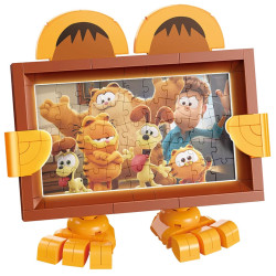 Femibox S44062 Garfield Family Xếp hình lắp ráp ghép mô hình Khung ảnh gia đình Garfield