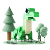 Kozosha 2212 Dino Xếp hình lắp ráp ghép mô hình Thế giới khủng long phiêu lưu 6 mô hình