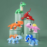 Kozosha 2212 Dino Xếp hình lắp ráp ghép mô hình Thế giới khủng long phiêu lưu 6 mô hình