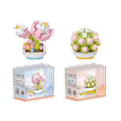 Kozosha B2155 Xếp hình lắp ráp ghép mô hình Thiên đường thú cưng dễ thương: Câu chuyện hoa 4 mẫu