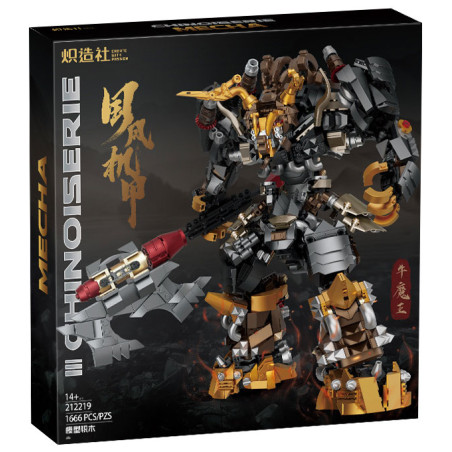 Kozosha 212219 Xếp hình lắp ráp ghép mô hình Mecha Trung Quốc: Bull Demon King