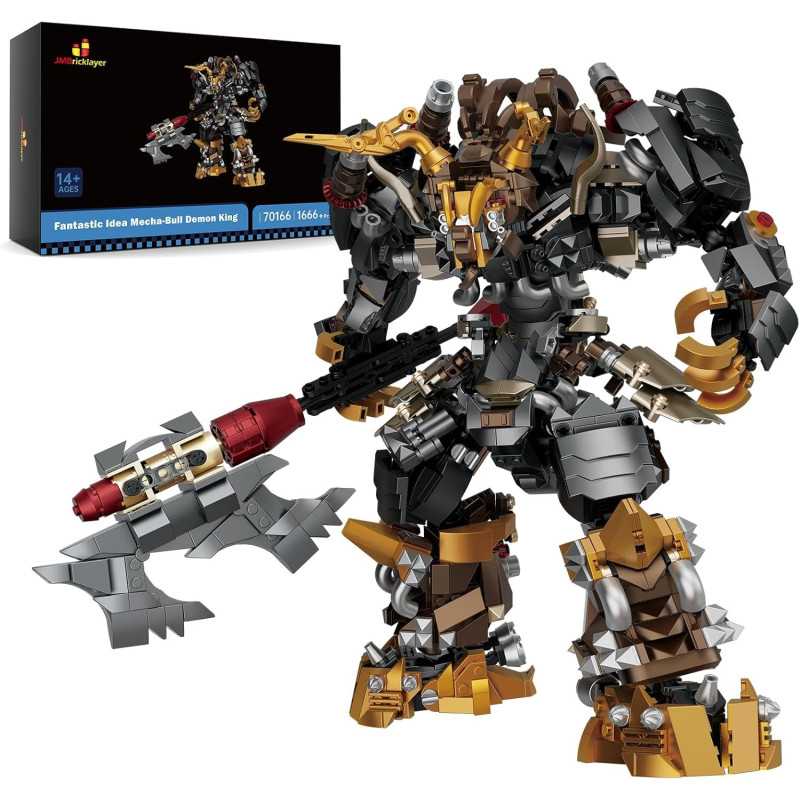 JMBricklayer 70166 Xếp hình lắp ráp ghép mô hình Mecha Trung Quốc: Bull Demon King