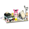 Kozosha B2156 Xếp hình lắp ráp ghép mô hình My Little Time 4 mẫu: cắm trại hoàng hôn, bồn tắm hoa, gian hàng cảnh đường phố, giờ giải trí