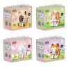 Kozosha B2158 Xếp hình lắp ráp ghép mô hình Thiên đường thú cưng dễ thương: 4 loại mèo dễ thương