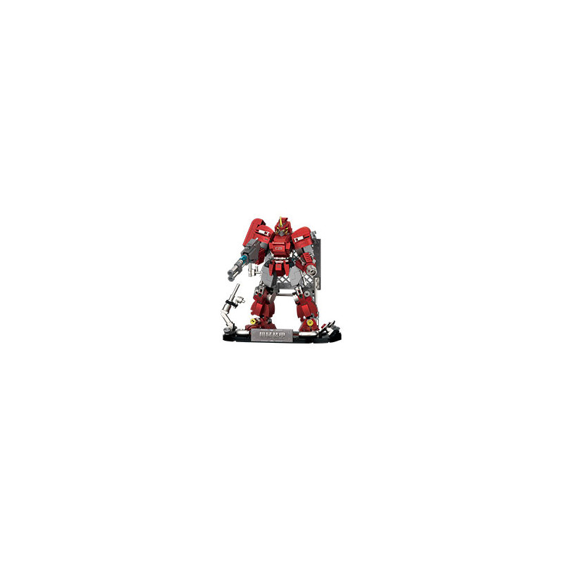 Kozosha B2157 Mechanical Warfare Armor Xếp hình lắp ráp ghép mô hình 4 loại áo giáp chiến đấu cơ học: Crimson Flame Frenzy, Dance of Light and Shadow, Thunder God of War, Night Owl