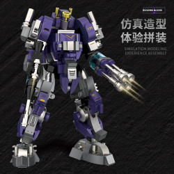 Kozosha B2157 Mechanical Warfare Armor Xếp hình lắp ráp ghép mô hình 4 loại áo giáp chiến đấu cơ học: Crimson Flame Frenzy, Dance of Light and Shadow, Thunder God of War, Night Owl