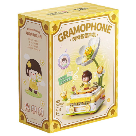 Femibox S34004 Gramophone Xếp hình lắp ráp ghép mô hình Máy hát Bolognese