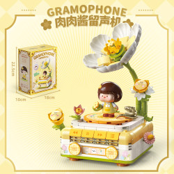 Femibox S34004 Gramophone Xếp hình lắp ráp ghép mô hình Máy hát Bolognese