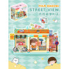 Femibox S2304 Four Seasons Street View Xếp hình lắp ráp ghép mô hình Chế độ xem phố mùa nước sốt thịt: Cửa hàng tiện lợi nước sốt thịt
