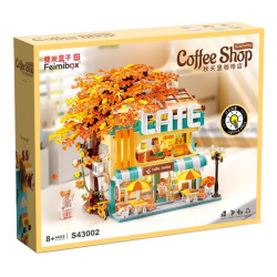 Femibox S43002 Coffee Shop Xếp hình lắp ráp ghép mô hình quán cà phê mùa thu