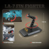 QUANGUAN 100286 LA-7 Fin Fighter Xếp hình lắp ráp ghép mô hình tiêm kích La-7