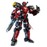 LY 76107 Deadpool Xếp hình lắp ráp ghép mô hình áo giáp deadpool