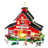 Lumibricks FunWhole F9037 Xếp hình lắp ráp ghép mô hình Cuộc sống nông trại: Chuồng bò