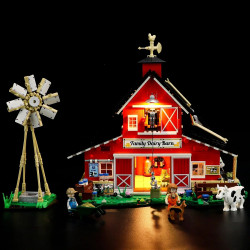 Lumibricks FunWhole F9037 Xếp hình lắp ráp ghép mô hình Cuộc sống nông trại: Chuồng bò