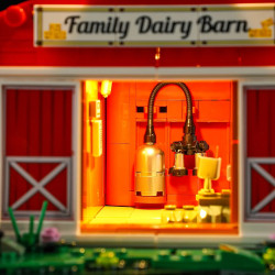 Lumibricks FunWhole F9037 Xếp hình lắp ráp ghép mô hình Cuộc sống nông trại: Chuồng bò