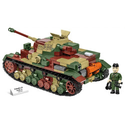 COBI 2592 PzKpfw IV Ausf. G Xếp hình lắp ráp ghép mô hình Xe tăng IV của Đức