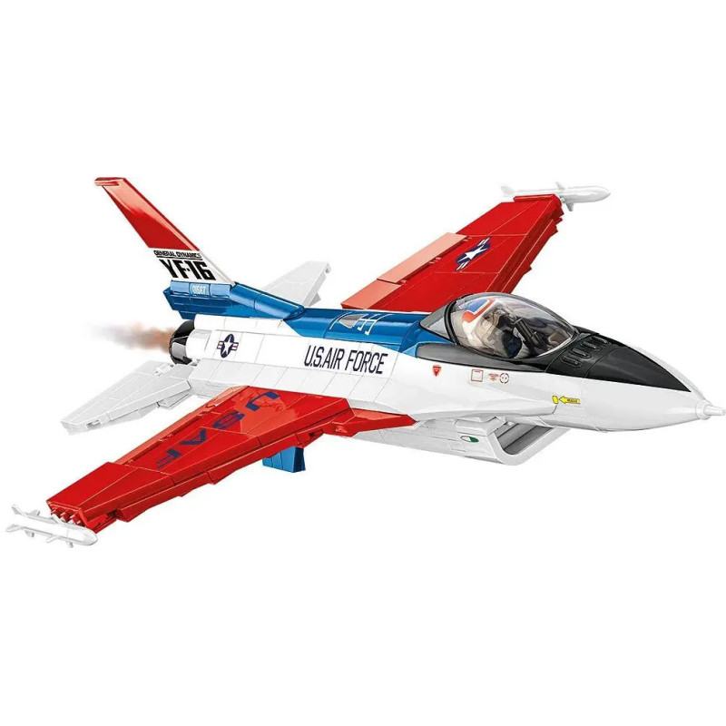 COBI 5892 F-16 First Flight 1974 Xếp hình lắp ráp ghép mô hình Chuyến bay đầu tiên của F-16 vào năm 1974