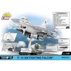 COBI 5893 F-16AM Fighting Falcon Xếp hình lắp ráp ghép mô hình tiêm kích F-16AM