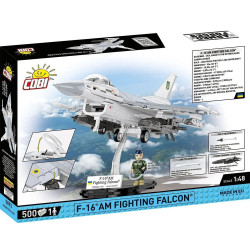COBI 5893 F-16AM Fighting Falcon Xếp hình lắp ráp ghép mô hình tiêm kích F-16AM