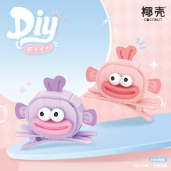 Coconut 7102 Xếp hình lắp ráp ghép mô hình Kẹp tóc cá xấu xí