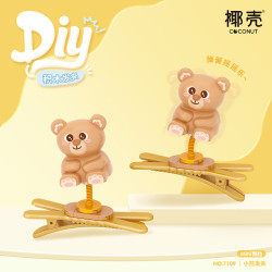 Coconut 7109 Xếp hình lắp ráp ghép mô hình kẹp tóc gấu