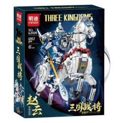 minGDi LEIBAO K2026 Xếp hình lắp ráp ghép mô hình Chiến binh thời Tam Quốc: Triệu Vân, tướng kỵ binh