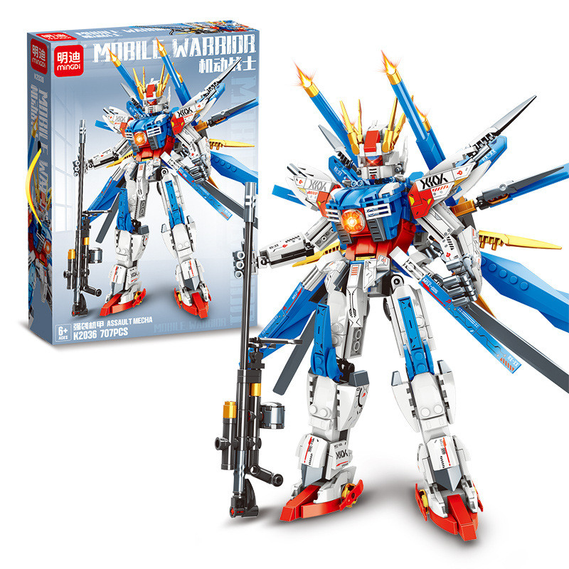 minGDi LEIBAO K2036 Assault Mecha Xếp hình lắp ráp ghép mô hình Mobile Suit: Strike Mecha