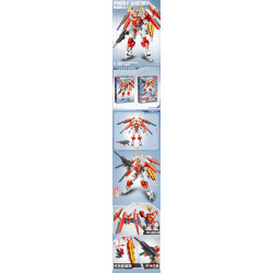 minGDi LEIBAO K2037 Assault Mecha Xếp hình lắp ráp ghép mô hình Mobile Suit: Mecha dị giáo