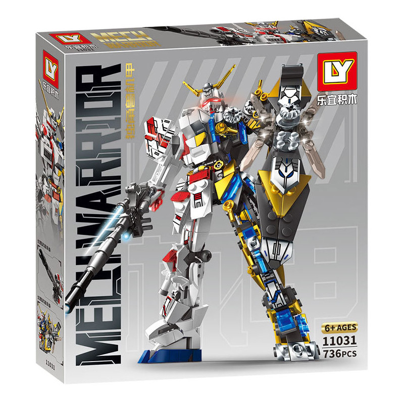 LY 11031 Xếp hình lắp ráp ghép mô hình Kỳ Lân Mecha