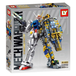 LY 11032 Xếp hình lắp ráp ghép mô hình Máy hòa bình Cyborg