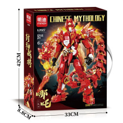 minGDi LEIBAO K2027 Xếp hình lắp ráp ghép mô hình Thần chiến binh được phong tặng: Nezha, Hoàng tử thứ ba