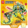 minGDi LEIBAO K0942 Zodiac Signs Mecha Xếp hình lắp ráp ghép mô hình Cơ Khí Cung Hoàng Đạo: Rắn