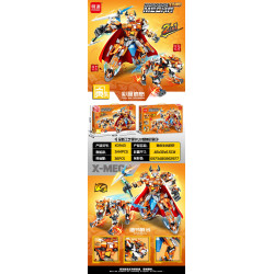 minGDi LEIBAO K0943 Zodiac Signs Mecha Xếp hình lắp ráp ghép mô hình Cơ giáp hoàng đạo: Hổ