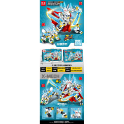 minGDi LEIBAO K0944 Zodiac Signs Mecha Xếp hình lắp ráp ghép mô hình Cơ Khí Cung Hoàng Đạo: Thỏ