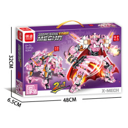 minGDi LEIBAO K0947 Zodiac Signs Mecha Xếp hình lắp ráp ghép mô hình Cơ giáp hoàng đạo: Lợn